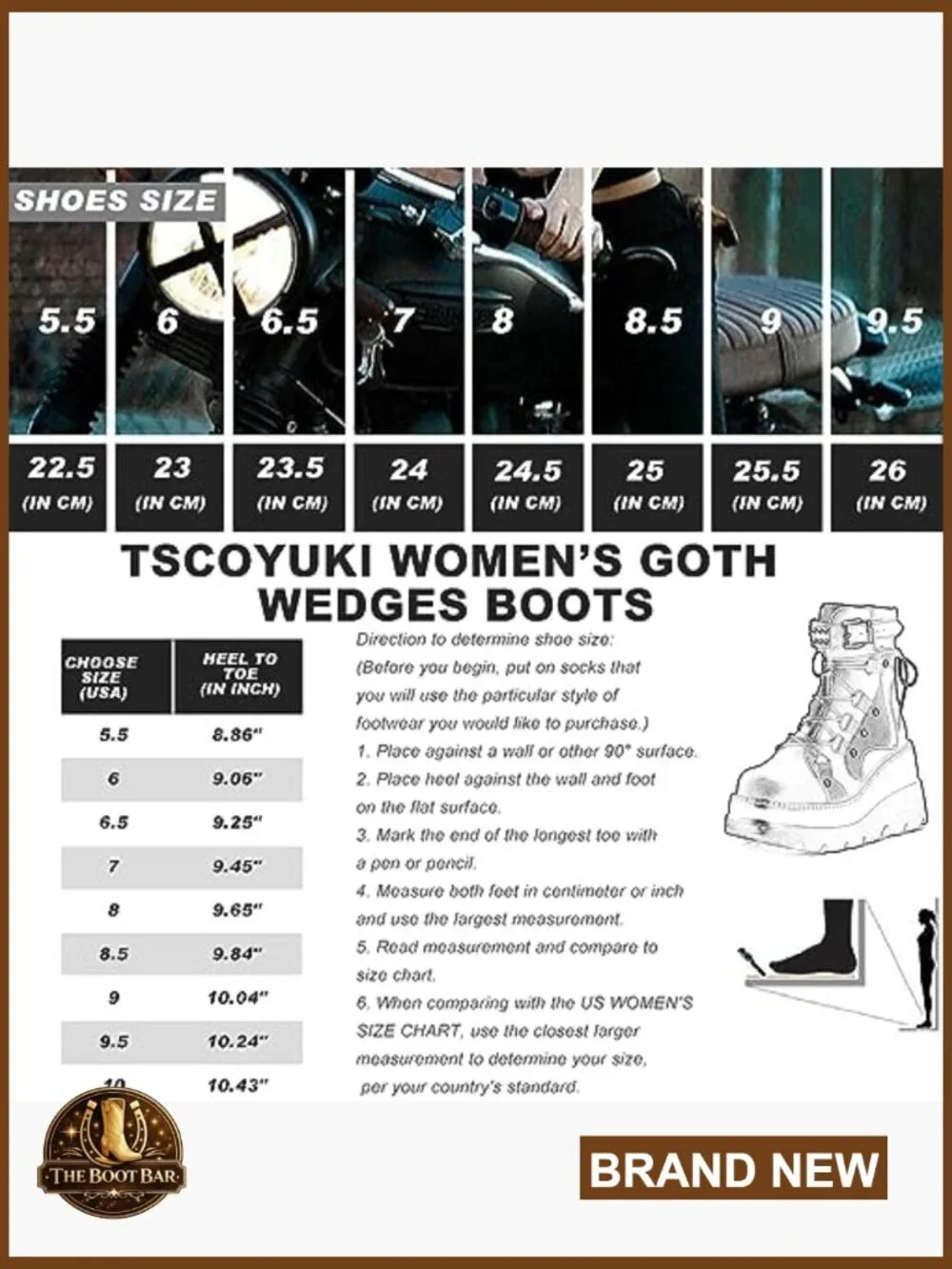 Chunky Platform Ankle Boots Lace Up Round Toe Wedge Heel Gothic Bootie